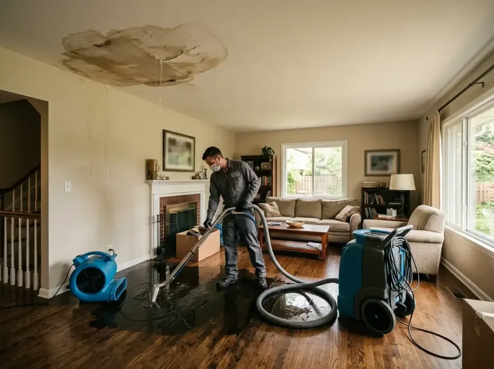attic-pipe-burst-ceiling-drip-008 — frequently asked questions, Water Damage Restoration & Carpet Care in Lakes of the Four…